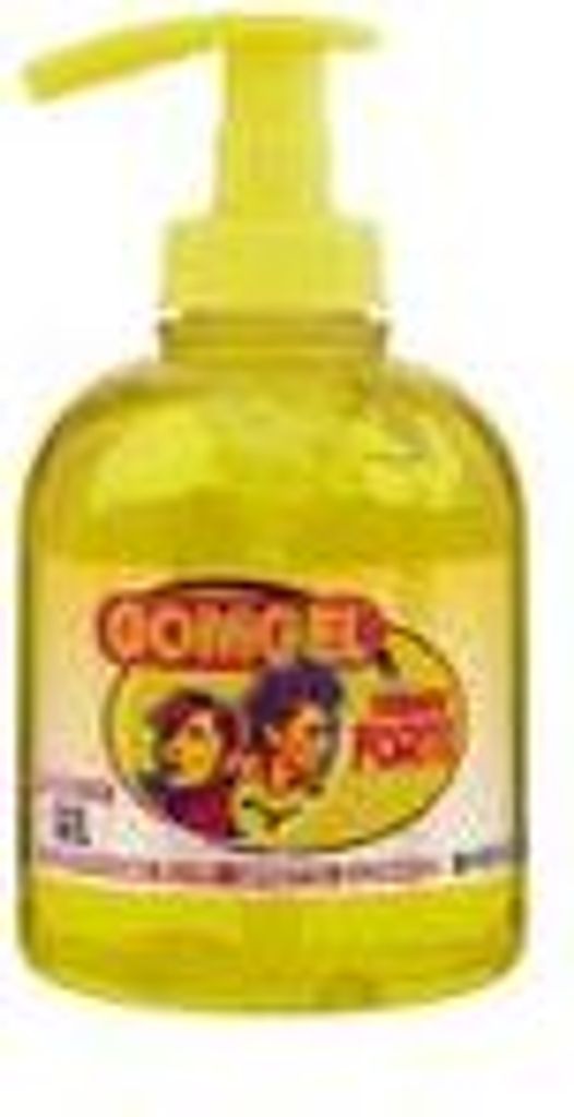 GOMGEL HaarGEL Spender 250ml - starker Halt (gelb)