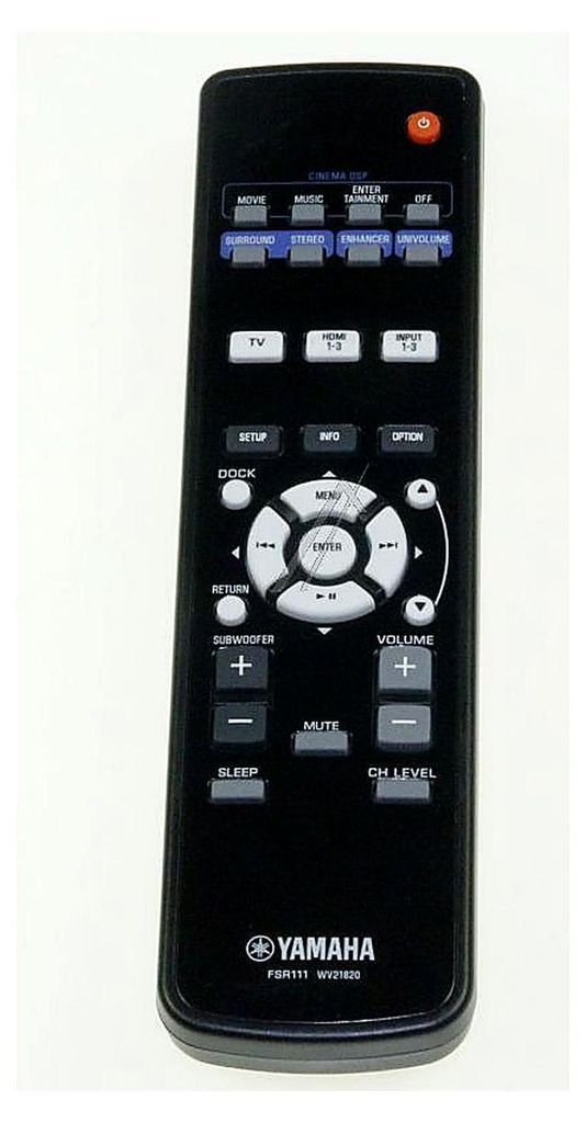 Originale Yamaha WV21820 Fernbedienung für YSP-2300 | Produktbild 
