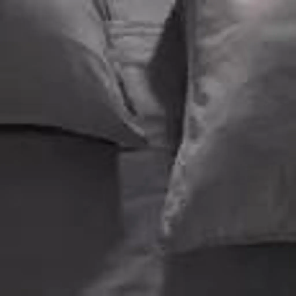 Housse de couette King Size 260x240 cm en coton doux Gris Capucine