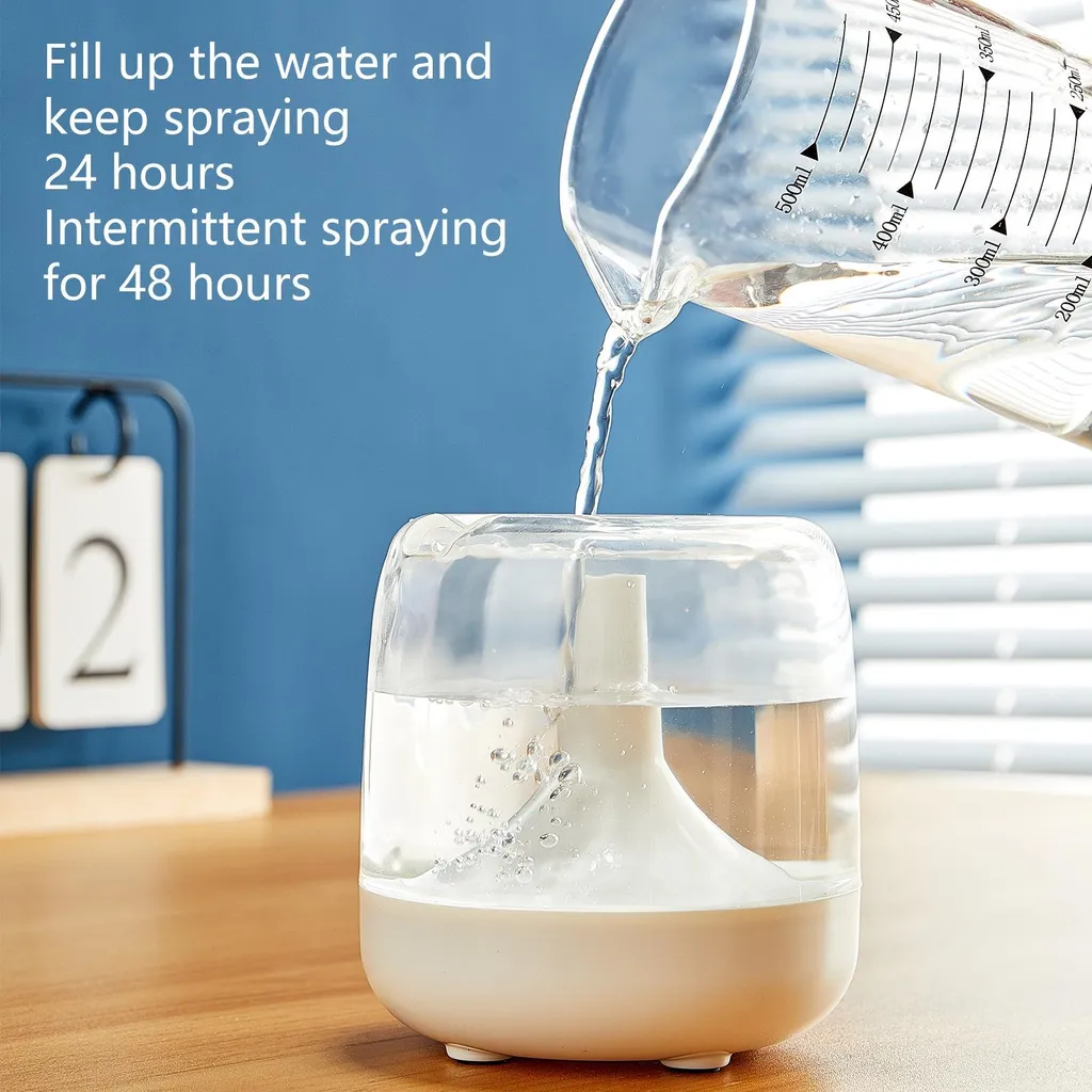 Umidificatore Bambini e Camera da Letto INF 650ml - USB Nero Silenzioso - 5