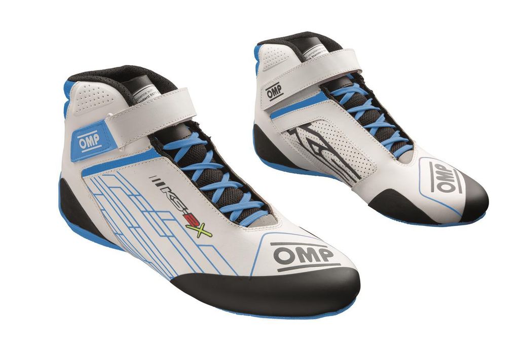OMP KS-2X 8877-2022 Schuhe, weiß und blau, Größe 40