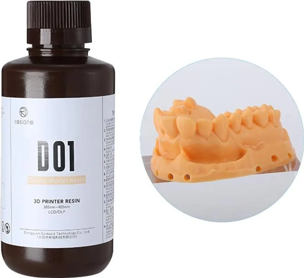 Resina D01 1kg per Modelli Dentali | La Base per Sorrisi Perfetti