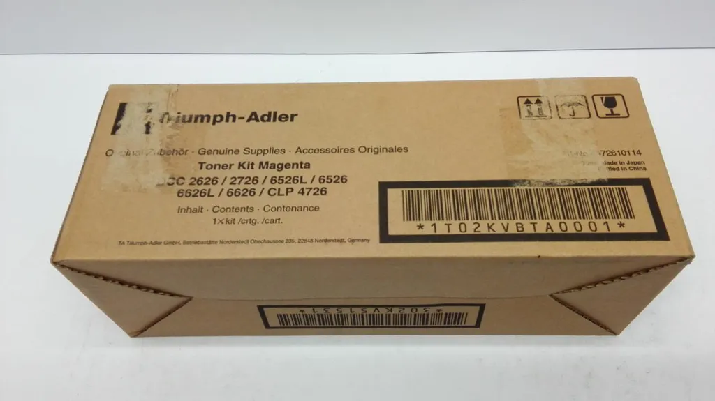 Toner magenta haute capacité Triumph-Adler 4472610114 rendu éclatant