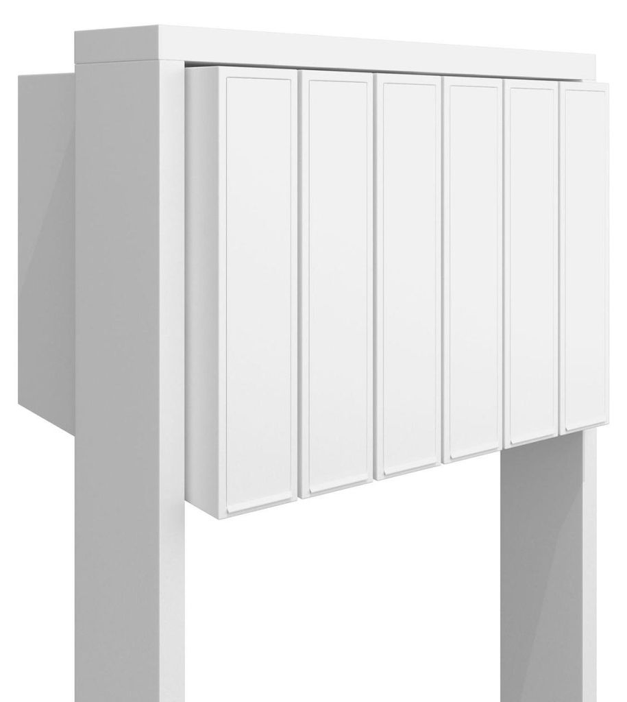 Briefkastenanlage Flag for Six in Weiß