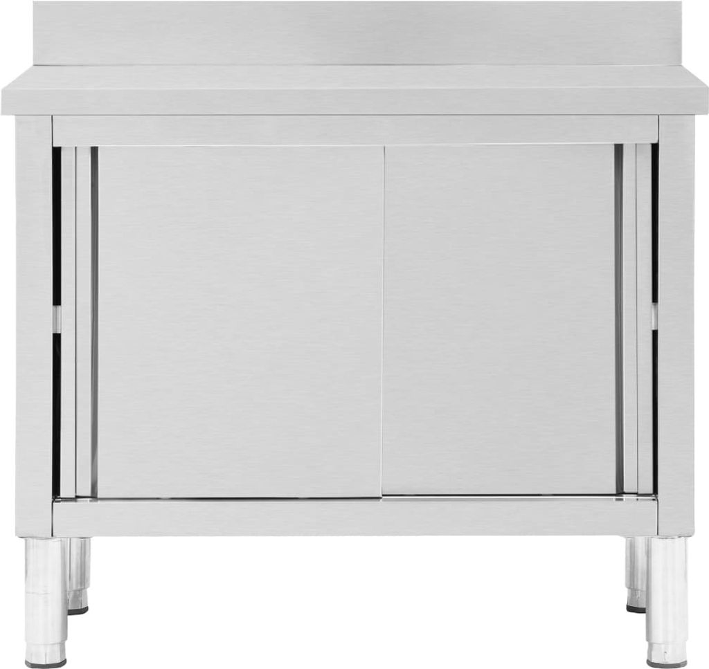 vidaXL Pracovní skříň s posuvnými dveřmi 100x50x(95-97) cm Obrázek produktu 3