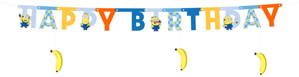 Ghirlanda di compleanno 153x50 cm con striscioni dei Immagine del prodotto 