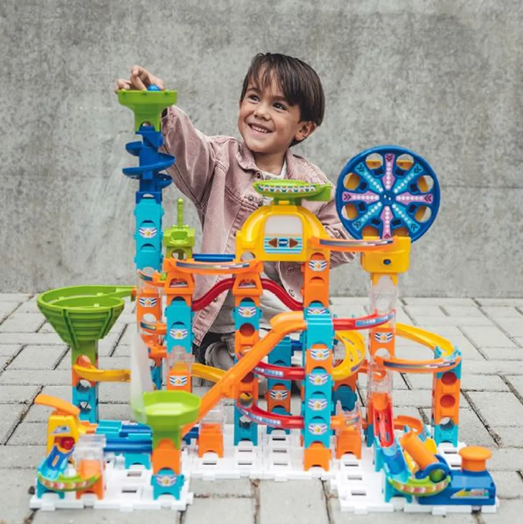 Jeu de Construction Marble Rush XL100 E - Circuit de Billes Géant - 14
