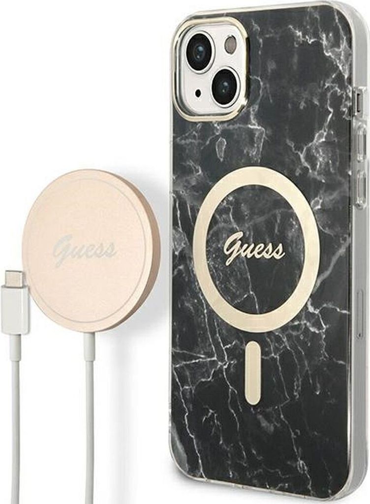 Guess Set Magsafe Ladegerät + Hülle Für Iphone 14 6.1 Produktbild 