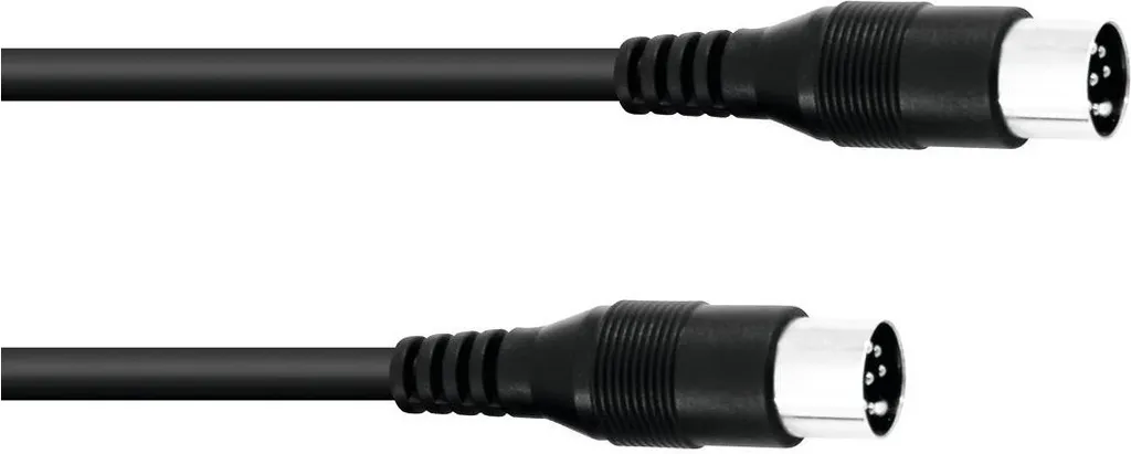 OMNITRONIC Câble DIN 8 pôles 3m - Cordon de Liaison Mâle pour Audio/Vidéo