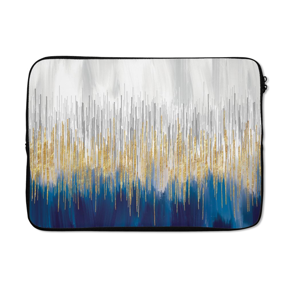 MuchoWow Laptop Hülle 13 Zoll Abstrakt - Gemälde - Öl Laptoptasche - Laptophülle - Sleeve - Rundumschutz