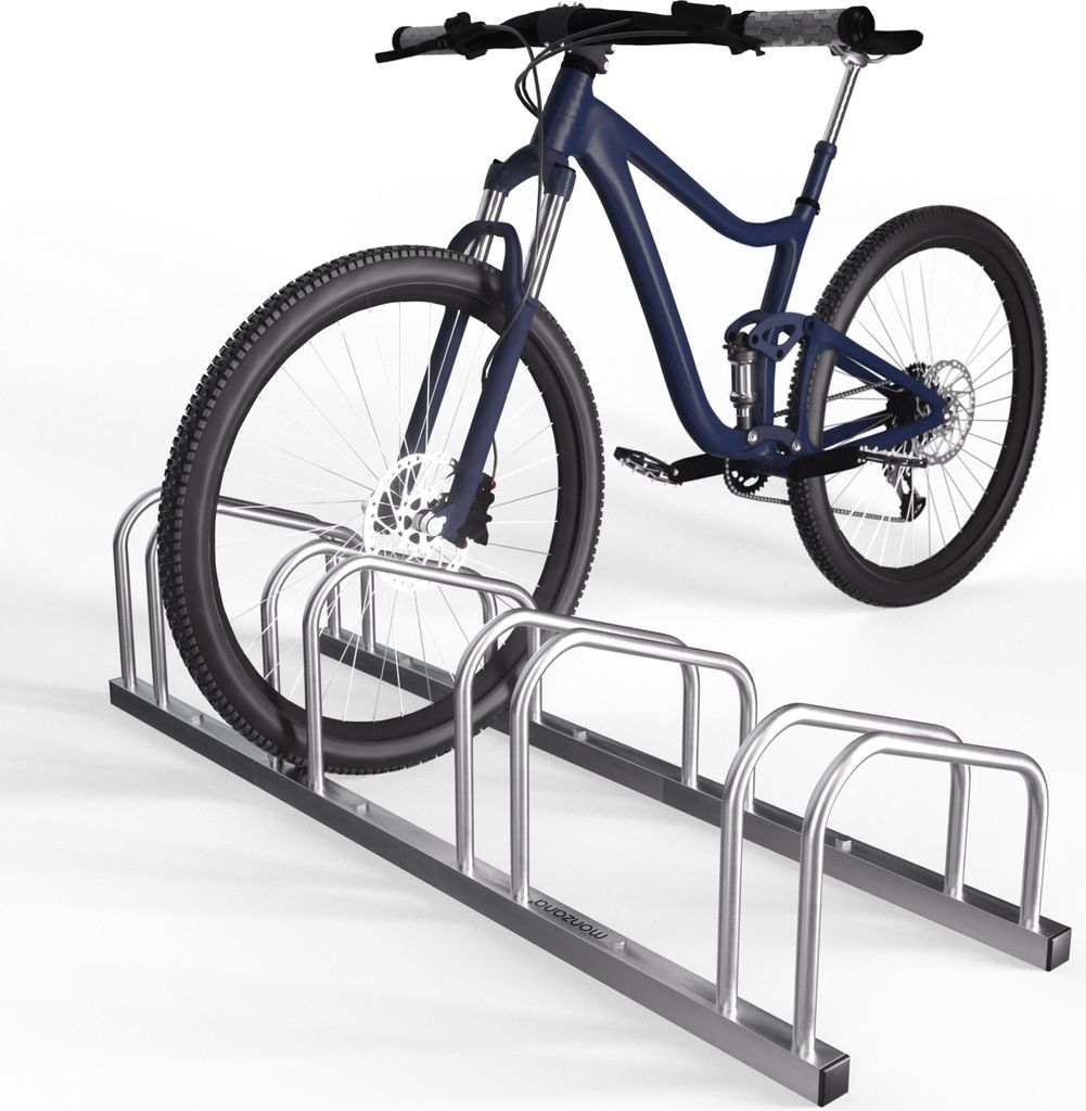 MONZANA® Râtelier 4 vélos métal support de rangement pneu Image du produit 