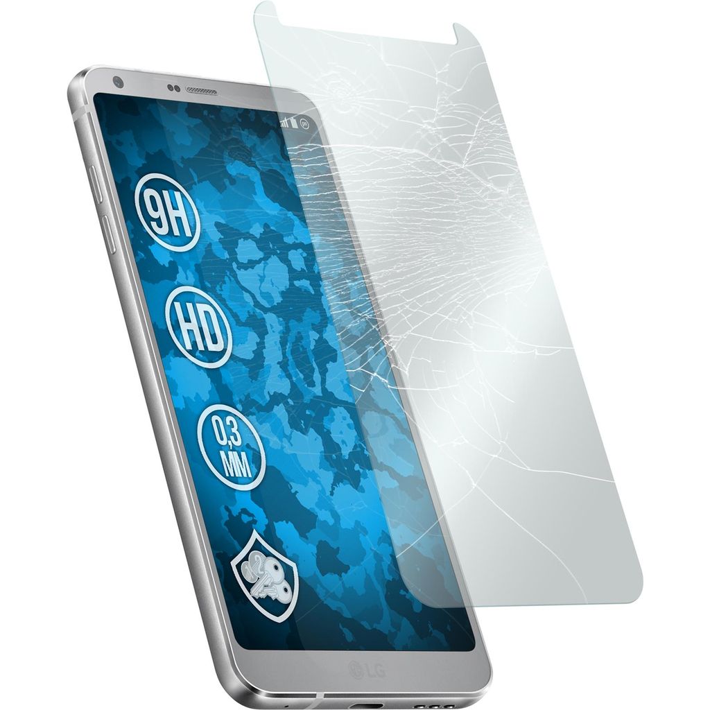 3er-Pack PhoneNatic Glas-Folie klar kompatibel mit LG G6 - Panzerglas für G6