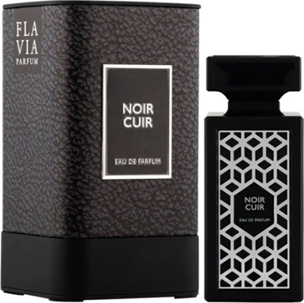 Flavia Noir Cuir 90 ml - Un Parfum Cuiré qui Tient Toute la Journée