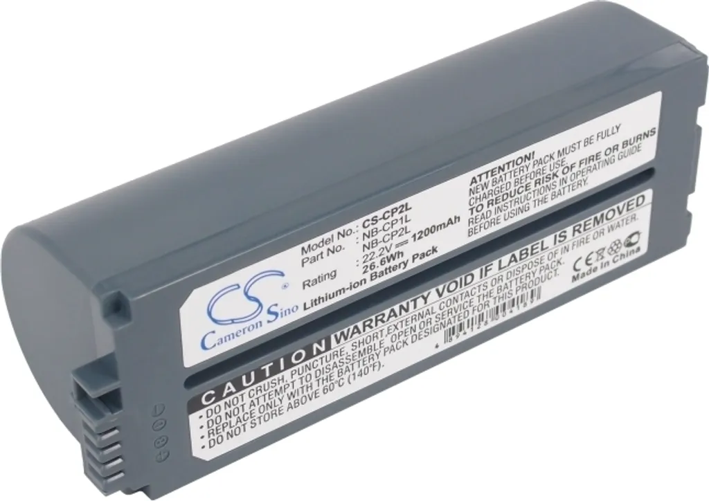 TECHTEK Batteria notebook compatibile con [Canon] Selphy CP- 500, Selphy CP-100, Selphy CP-1000, Selphy CP-1200, Selphy CP-1300, Selphy CP-200, Selph