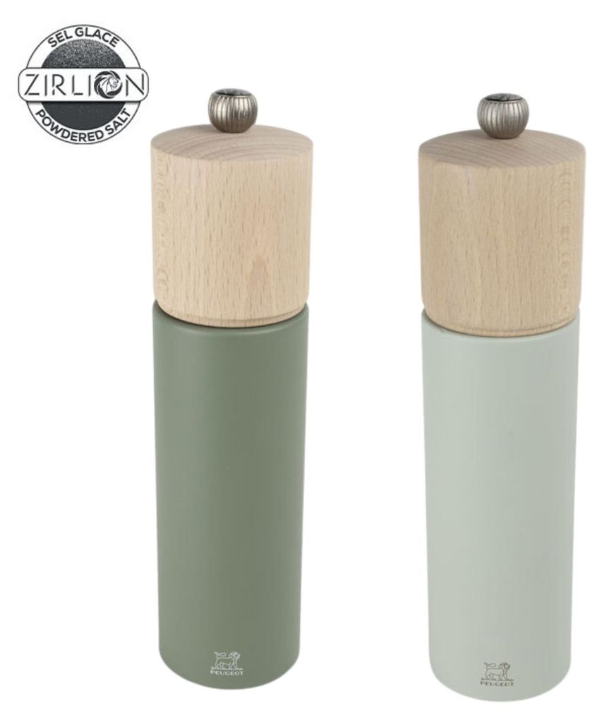 PEUGEOT Gewürzmühlenset BOREAL 21cm Grün Buchenholz Stahl Produktbild 