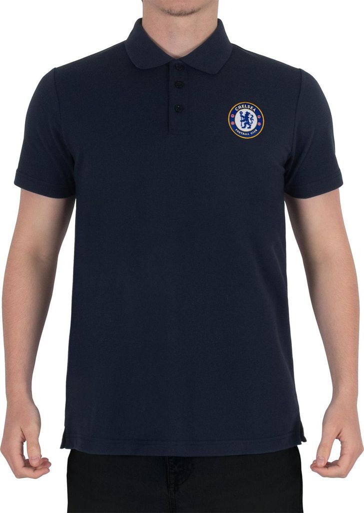 Chelsea FC - Poloshirt für Herren GF183 (XXL) (Dunkles Marineblau)