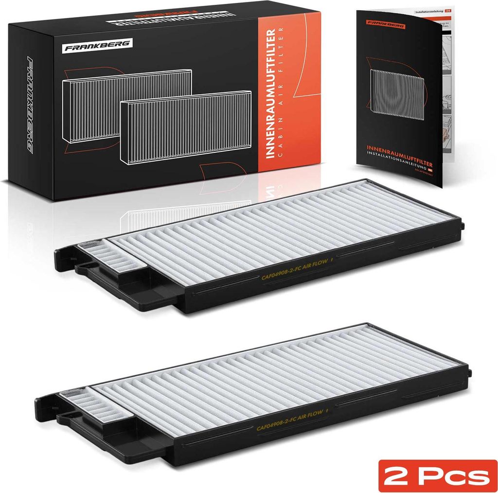 Frankberg 2x Innenraumfilter Aktivkohlefilter für Lexus LX UZJ100 1998-2008 4.7L Benzin 1998-2008
