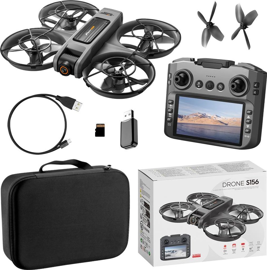YLR/C S156 RC Drohne mit 4,9" LCD-Fernsteuerung, Produktbild 