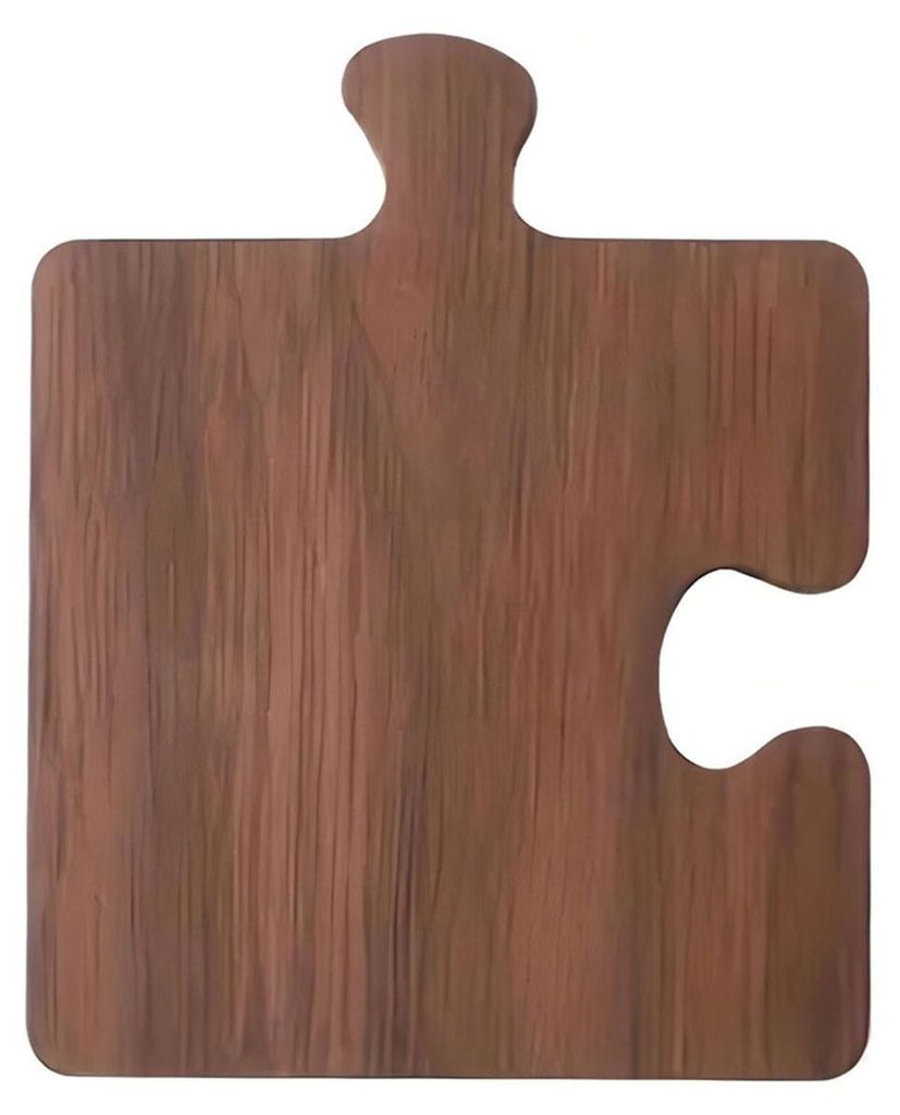 Untersetzer aus Holz im Vintage-Stil, Puzzle-förmiger Becherhalter im Landhausstil, ideal für Couchtisch und Bar