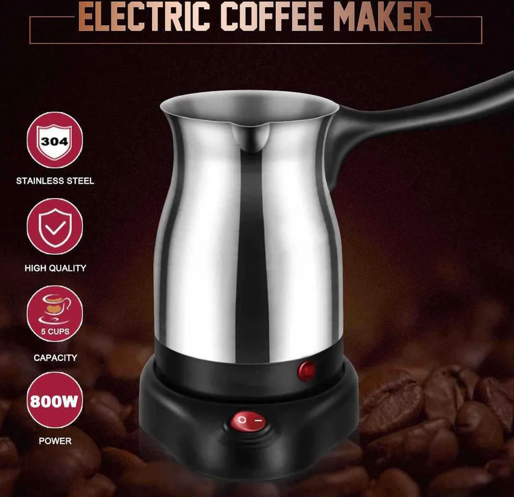 Machine café turc électrique 600ml : Idéal pour vos petits déjeuners - 2