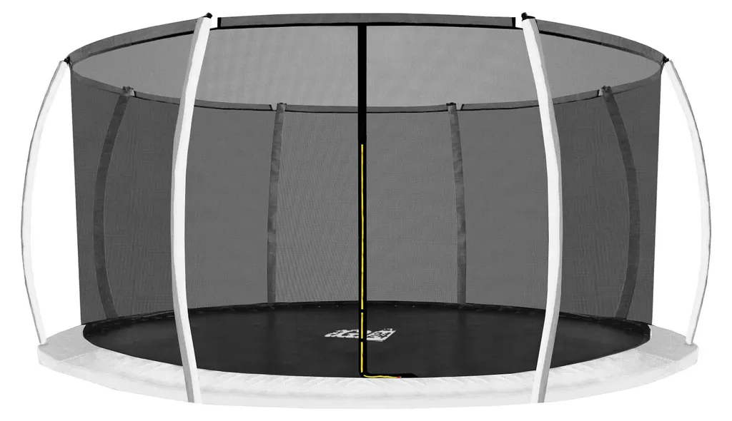 Filet de sécurité intérieur 366 cm pour trampoline 8 barres coloris noir