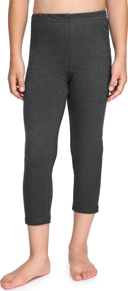 Merry Style Mädchen 3/4 Leggings aus Baumwolle MS10-226 (Dunkelmelange, 122 cm).
