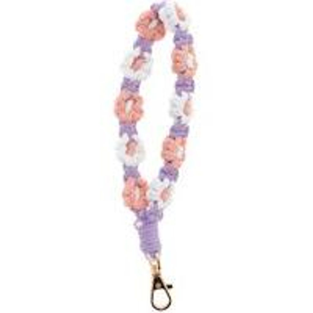 Handgefertigter Macramé-Schlossschmuck in Boho-Stil, Produktbild 