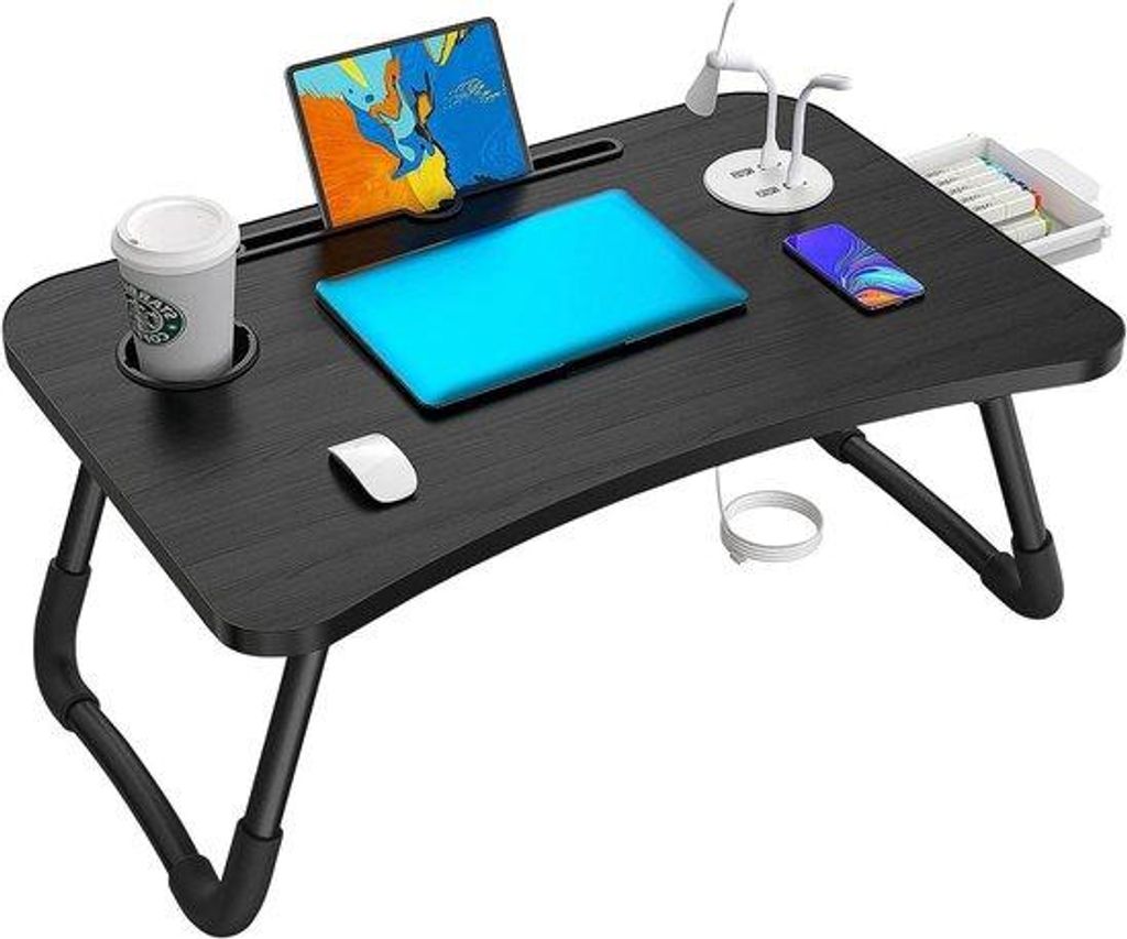 Portable Laptoptisch - multifunktionale Tisch - schwarz