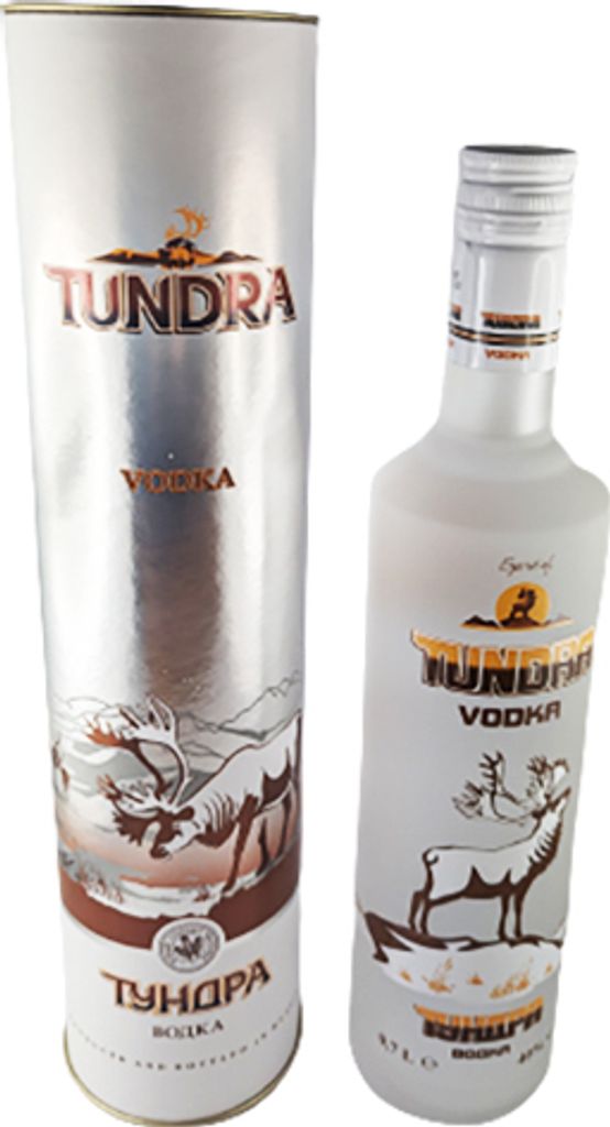 Vodka Spirit of Tundra Tube Geschenkset 0,7L Produktbild 