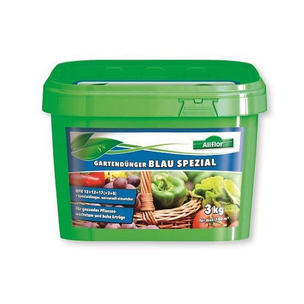 Allflor Gartendünger mit Sofort- und Langzeitwirkung, 3kg für 100m², bis zu 3 Monate Wirkungsdauer