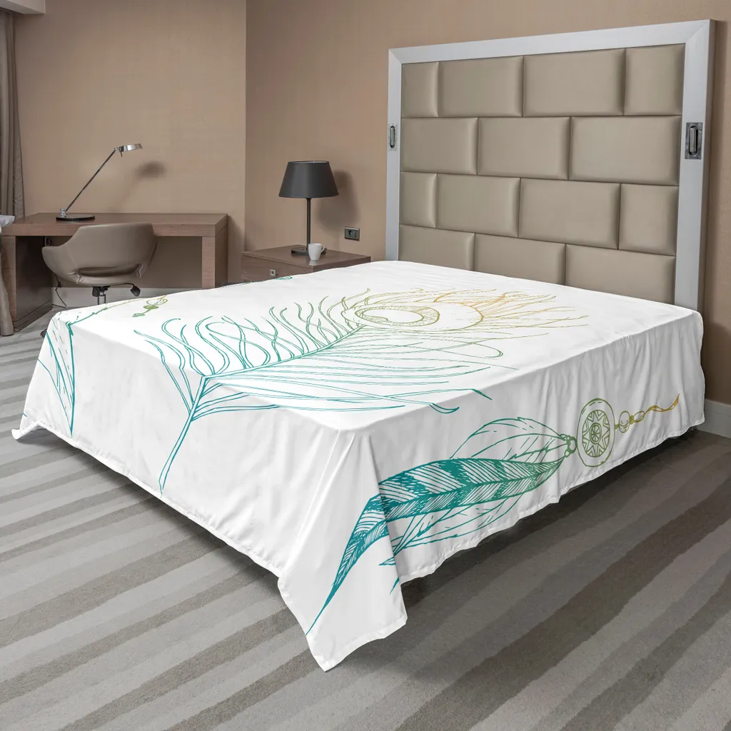 Lenzuolo Decorativo Peacock ABAKUHAUS 266x260cm Stampa Tradizionale