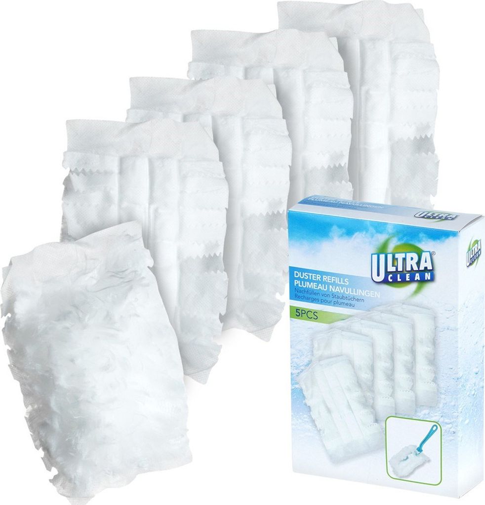 Austauschbare Staubtücher für Staubbürste Staubwedel 5 Stk,