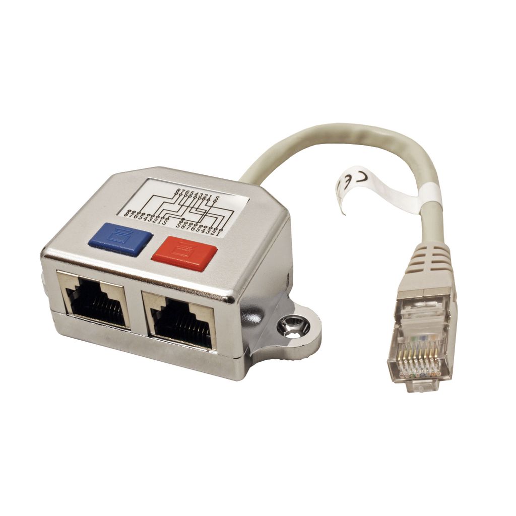 Goobay 68908, 0,15 m, Cat5, RJ-45, 2 x RJ-45, Stříbrná Obrázek produktu 