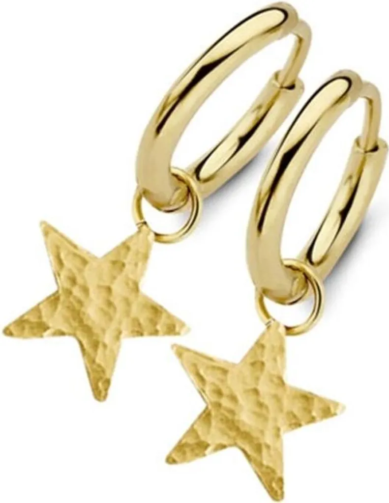 Regalo Donna: Orecchini CO88 8CE-70386 Oro con Stella Martellata