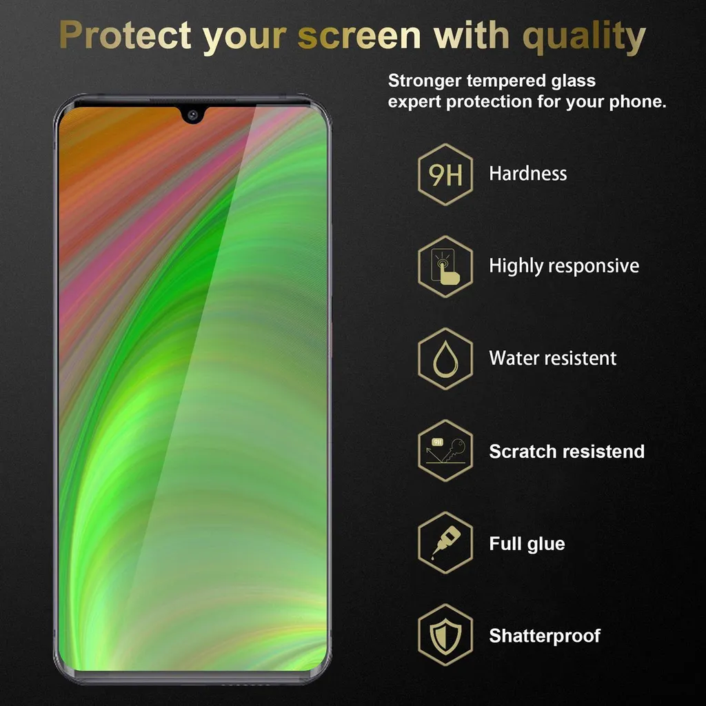 CADORABO 3x Pellicola Di Armatura Compatibile Con Zte Blade 10 Vita In