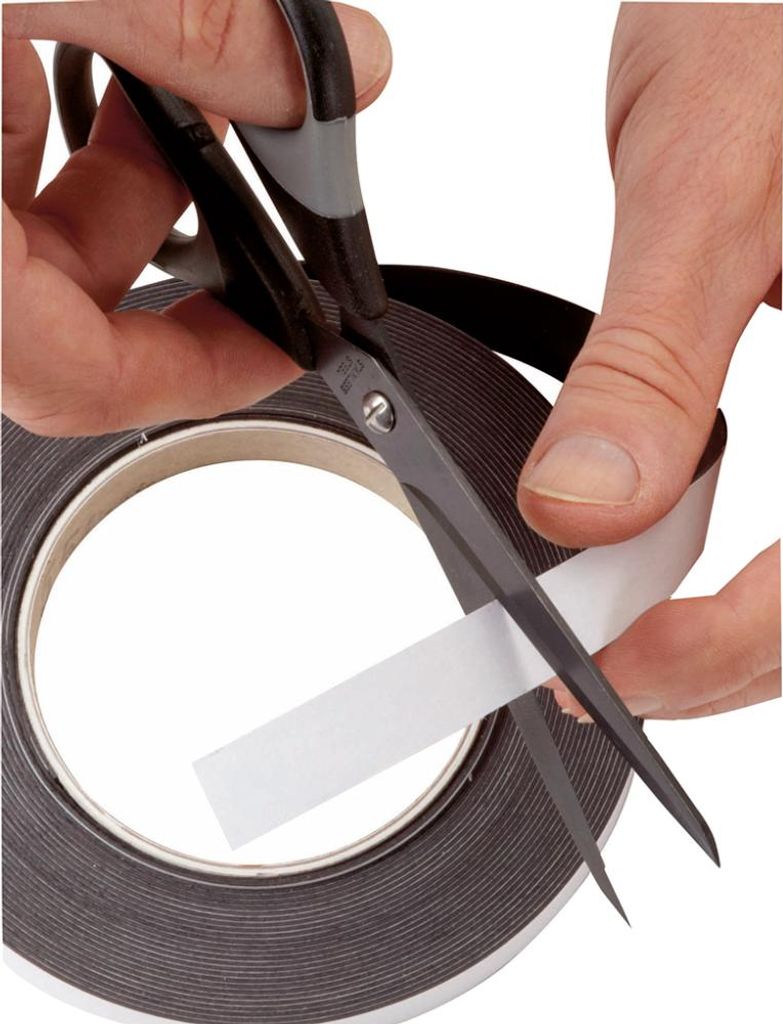 MAUL Magnetband 10 mm x 3 m Dicke: 1 mm weiß