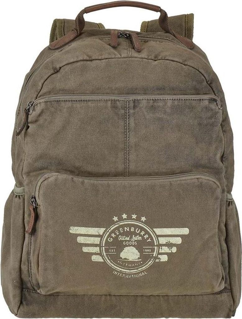 Plecak Greenburry Canvas BackPack XL Vintage Aviator khaki Zdjęcie produktu 