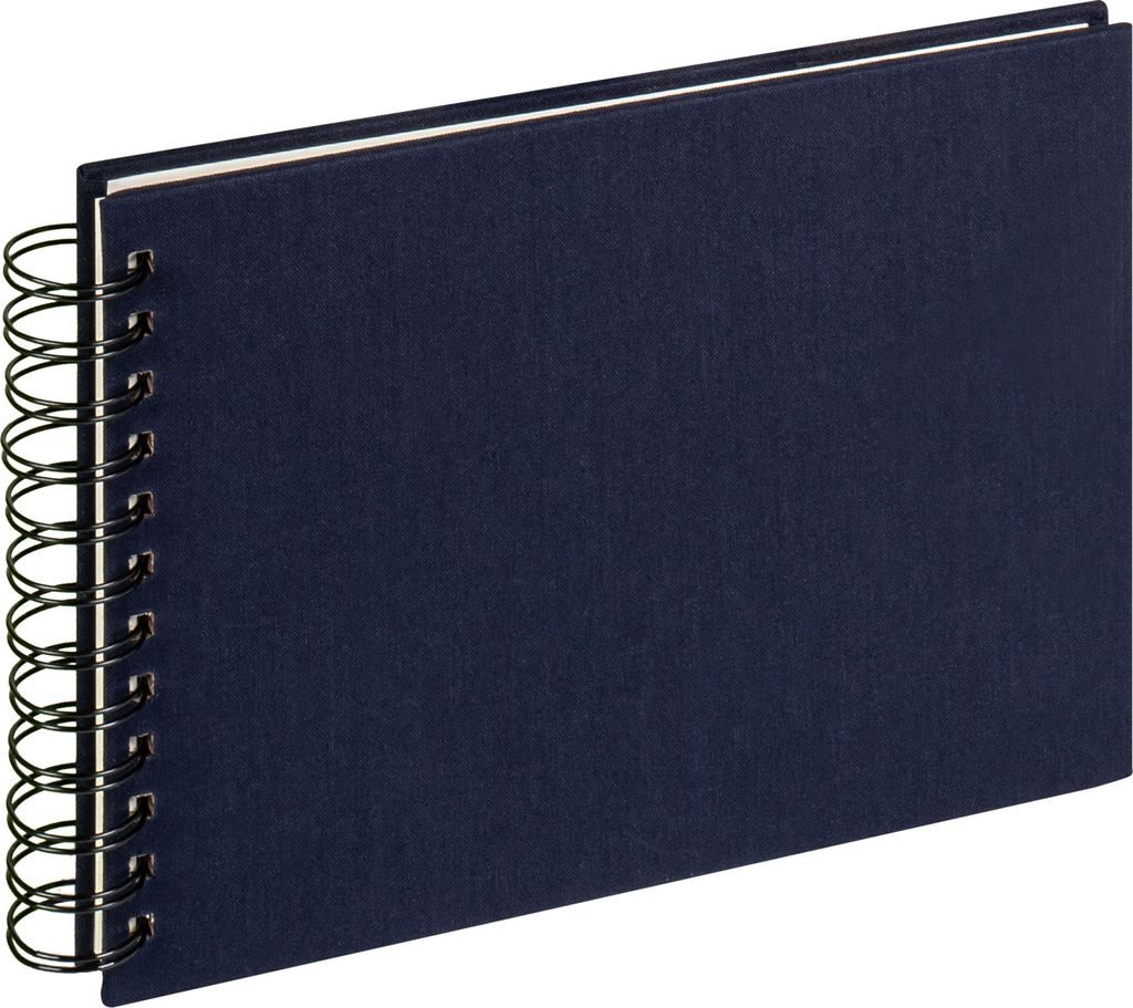 Walther, SA-509-U, Spiralalbum Cloth dunkelblau, 23X17 cm Produktbild 