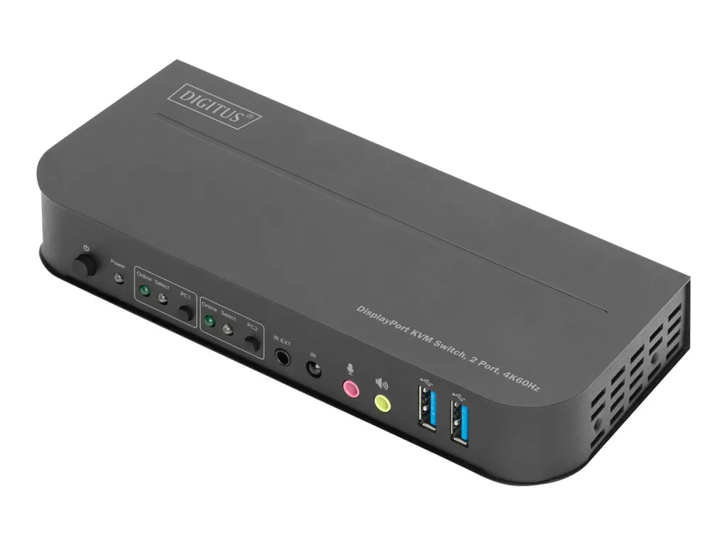 Réduisez vos câbles avec ce Switch KVM 2 ports 4K60Hz DisplayPort et HDMI