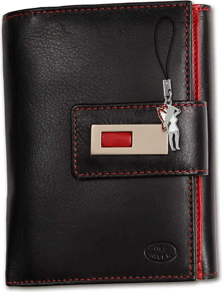 Portefeuille cuir compact Old River évite l'usure et les poches déformées