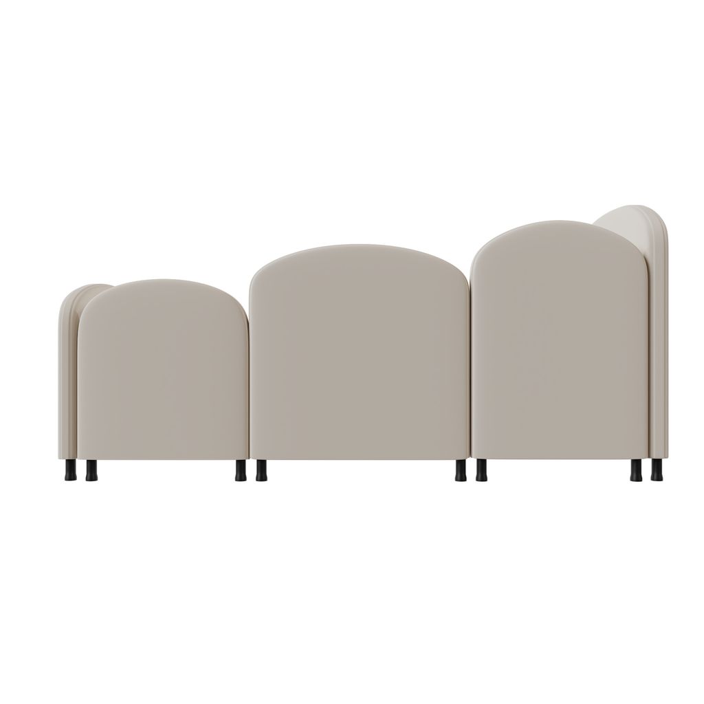 Abrihome divano letto con letto estraibile 90x200cm, letto Immagine del prodotto 