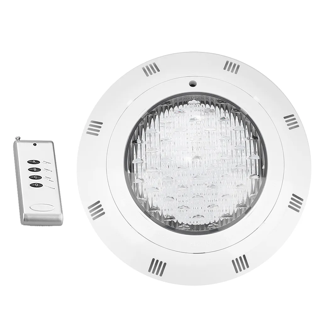 Éclairage de piscine LED RGB étanche avec télécommande sans fil - 12V - 3