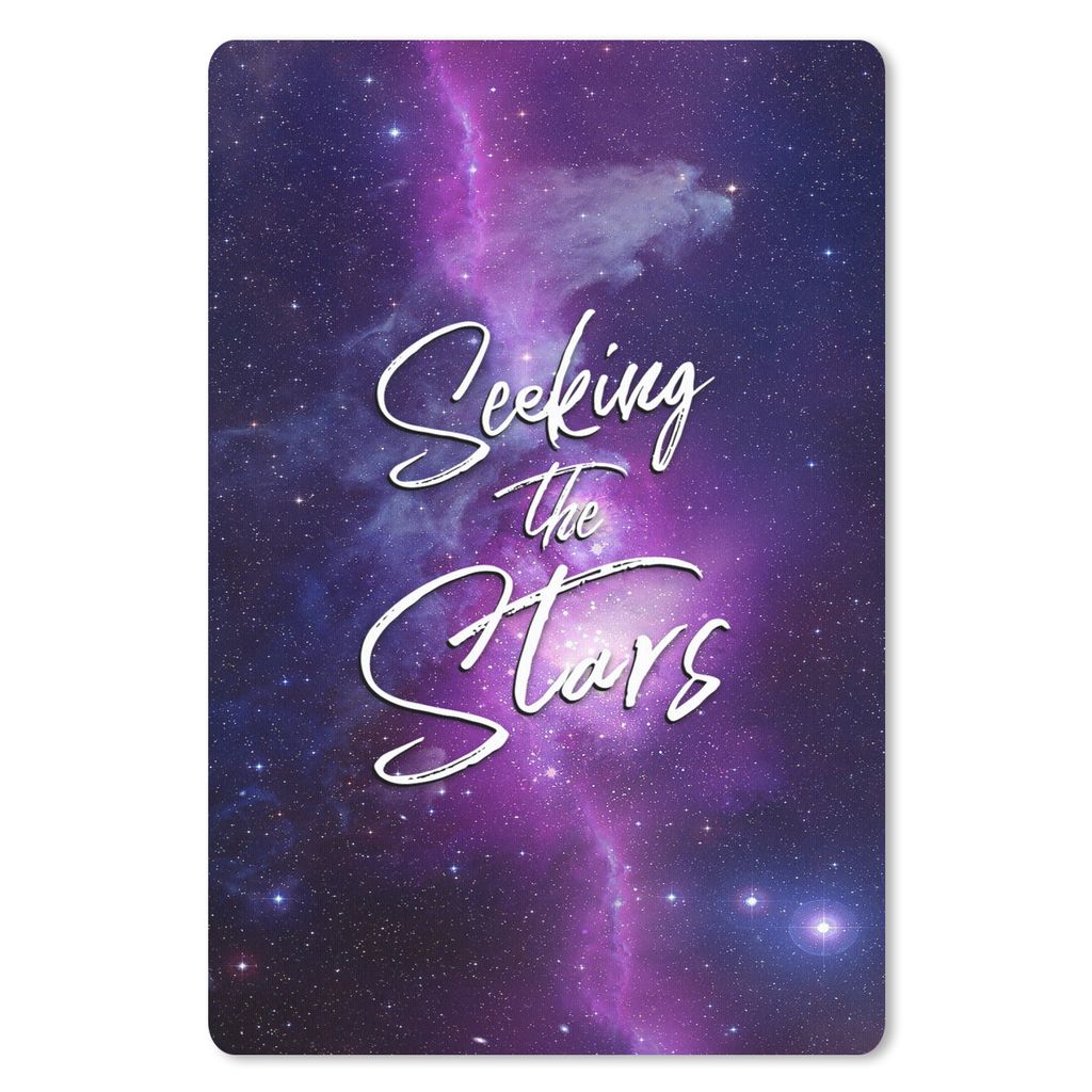 MuchoWow Mauspad Mousepad Die Suche nach den Sternen" - Sprichwörter - Zitate - Raumfahrt - Jungen - Mädchen - Kinder 18x27 cm - Mousepads - Ma...