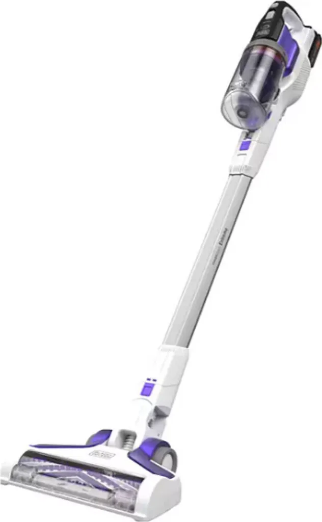 Aspirateur Balai 2 en 1 BHFEV1825CP pour Maison et Voiture Blanc 18V