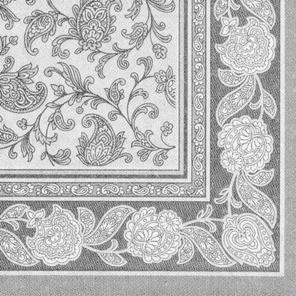 PAPSTAR 19819 Servietten grau Ornaments 50St Immagine del prodotto 