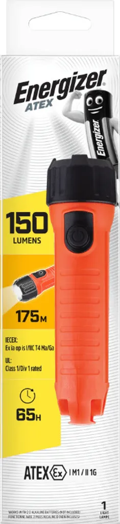 Lampe Torche LED Energizer ATEX 2D pour Environnement de Travail à Risque