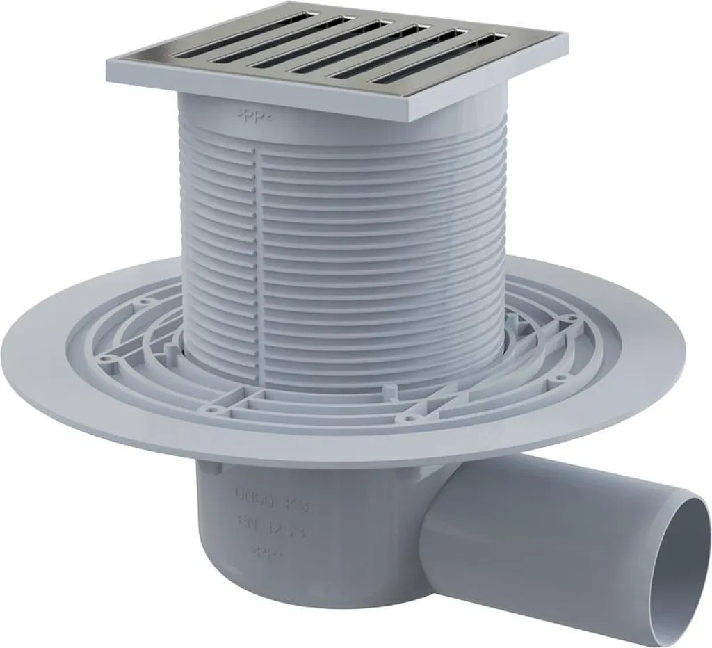 Pozzetto Alcadrain 105x105 DN50 Acciaio Inox - Offerta E-commerce