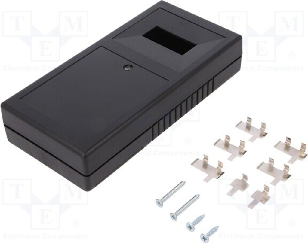 1x Gehäuse: universell Z: 41mm X: 93mm Y: 190mm schwarz KM-103A/BK Universal-Geh