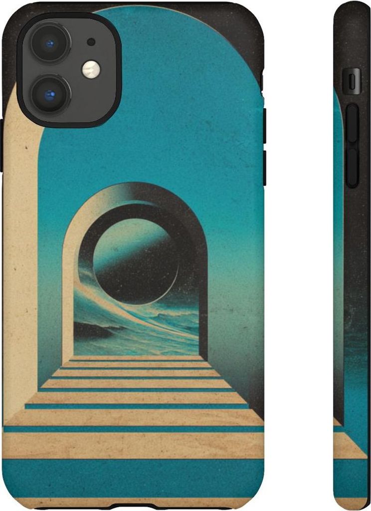 Surreales Portal mit Kugel – Hülle Kompatibel mit iPhone 11