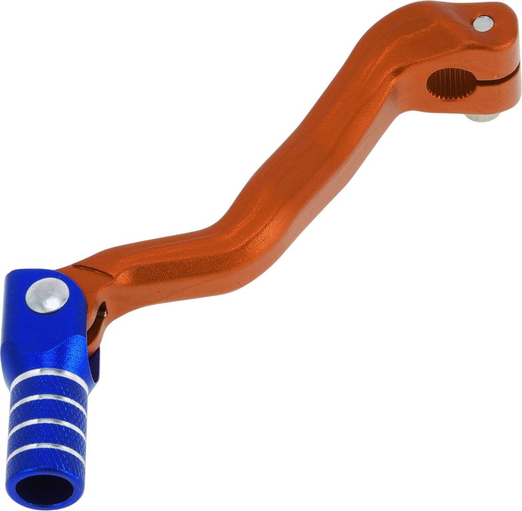 Faltbarer Motorrad-Schalthebel für Bosuer M4 Pedal-Schalthebelarm Orange Blau Silberton